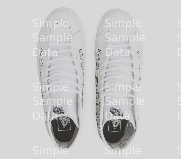 VANS | SK8-HI DECON (CUTOUT)| LEAVES/WHITE